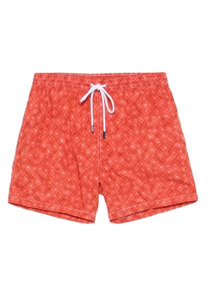 Barba graphic-print swim shorts - Red