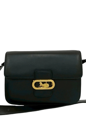 Celine Pre-Owned 2000-2025 Calfskin Horse Carriage crossbody bag - Black