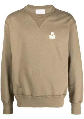 MARANT Mike logo-print sweatshirt - Green