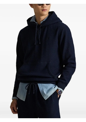 Polo Ralph Lauren textured hoodie - Blue