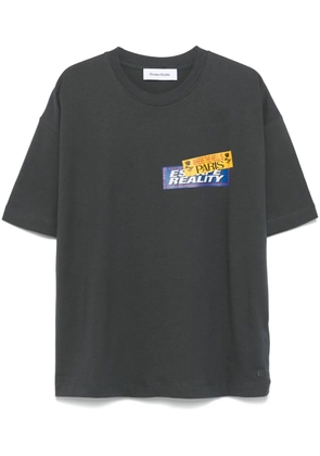 Études Studio stickers-print T-shirt - ANTHRACITE