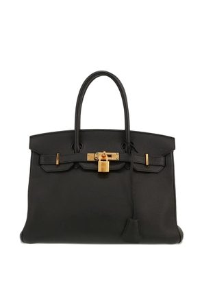 Hermès Pre-Owned 2016 30 Birkin leather tote bag - Black