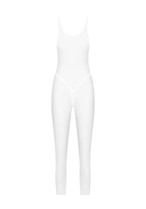 Maison Close Pure Tentation mesh catsuit - White
