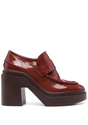 Clergerie 100mm Netta loafers - Brown