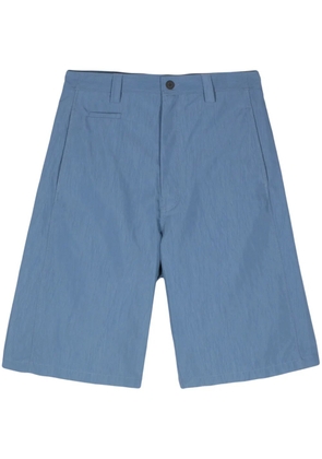Maison Kitsuné logo-patch bermuda shorts - Blue