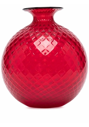 Venini Monofiori Balloton vase (23cm x 22cm) - Red