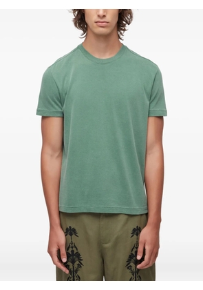 Osklen logo-embroidered crew-neck T-shirt - Green