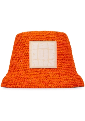 Jacquemus Le Bob Ficiu bucket hat - Orange