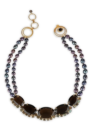 Bounkit Jewelry pearl necklace - Grey