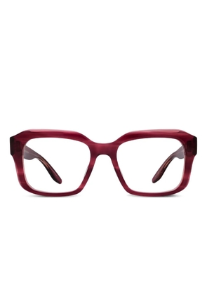Barton Perreira square-frame glasses - Red