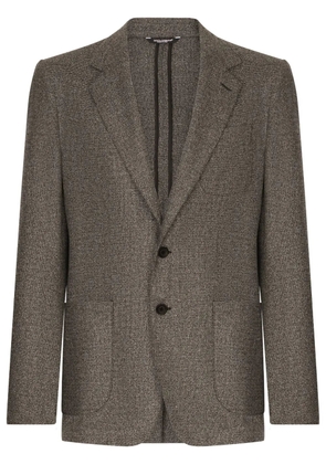 Dolce & Gabbana notched lapel single-breasted jacket - Grey