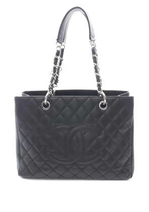 CHANEL Pre-Owned 2012-2013 Grand Shopping quilted shoulder bag - Black