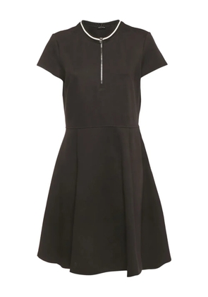 Emporio Armani Pre-Owned zip-fastening mini dress - Black