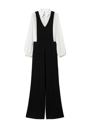TWINSET V-neck wide-leg jumpsuit - Black