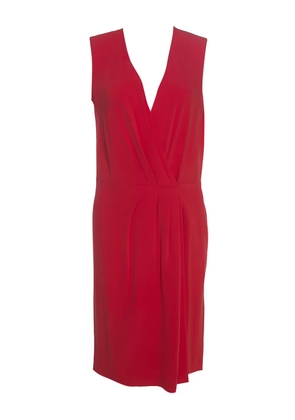 JOSEPH 2024 draped wrap dress - Red