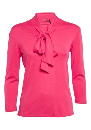 Veronica Virta tie-neckline top - Pink