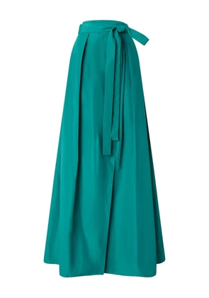 PINKO tie-waist pleated maxi skirt - Green