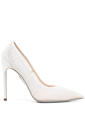 Aquazzura 105mm Voile pumps - White