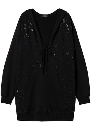 TWINSET embroidered mini dress - Black