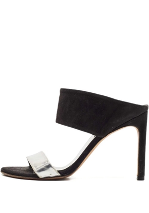 Stuart Weitzman 110mm leather heeled sandals - Black