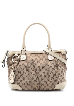 Gucci Pre-Owned 2016-2025 GG Canvas Sukey satchel - Brown