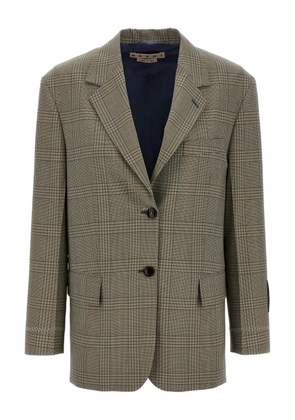 Marni Prince of Wales-check blazer - Neutrals