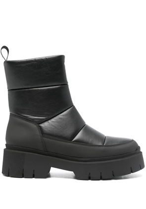 HUGO padded faux-leather boots - Black