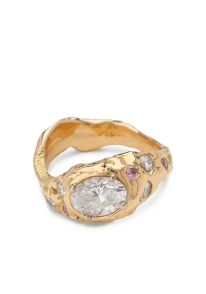 NADIA SHELBAYA 18kt yellow gold Lagoa diamond ring