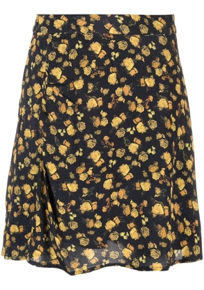 Tommy Hilfiger Moss crepe rose short shirt - Blue