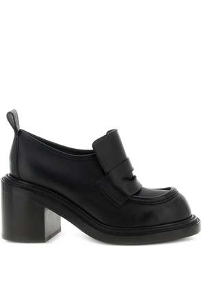 Moschino 90mm Olivia leather loafers - Black