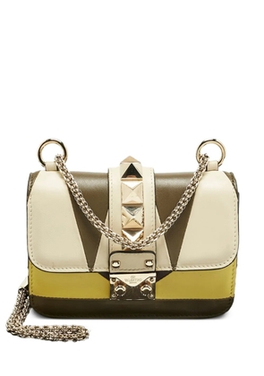 Valentino Garavani Pre-Owned Rockstud colourblock cross body bag - Neutrals