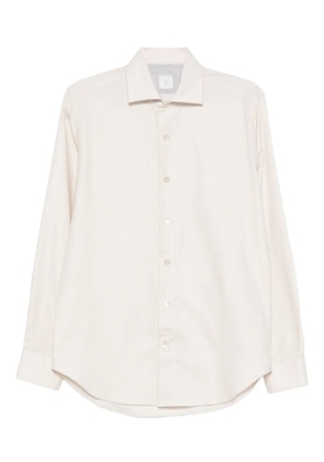 Eleventy long-sleeve button-fastening shirt - Neutrals
