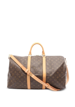 Louis Vuitton Pre-Owned 2002 50 Keepall Bandouliere Monogram luggage bag - Brown