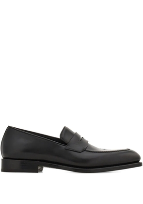 Ferragamo leather loafers - Black