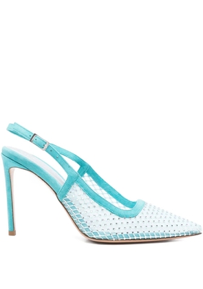 GINISSIMA 95mm Gilda pumps - Blue