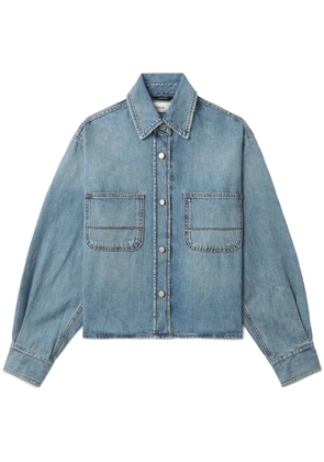Haikure cropped jacket - Blue