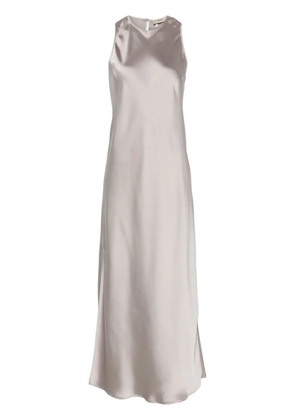 Herno satin maxi dress - Neutrals