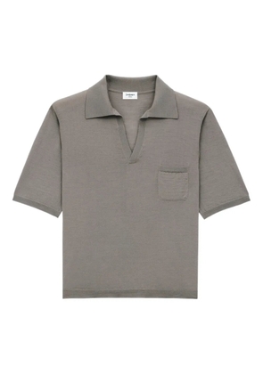 Saint Laurent wool polo shirt - Grey