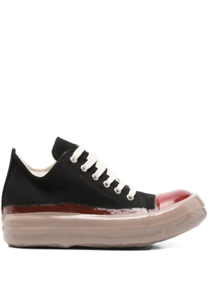 Rick Owens DRKSHDW rubber-toe canvas sneakers - Black