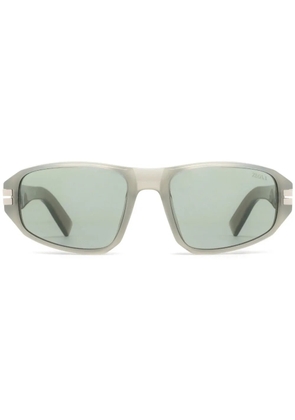 Zegna oval-frame sunglasses - Grey