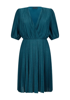 LIU JO pleated mini dress - Blue