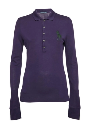 Polo Ralph Lauren Vintage Pre-owned long-sleeve polo shirt - Purple