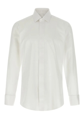 Barba French-cuffs poplin shirt - White