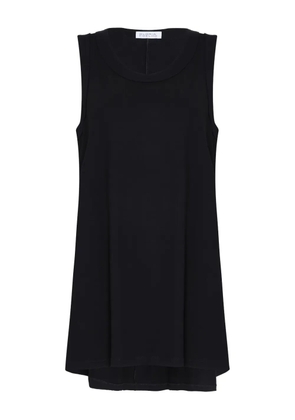 Gloria Coelho round-neck sleeveless top - Black