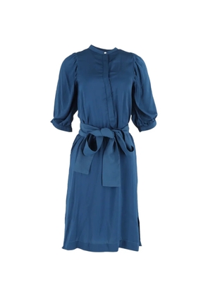 Heidi Merrick belted mini dress - Blue