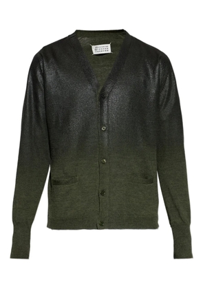 Maison Margiela ribbed-knit cardigan - Green
