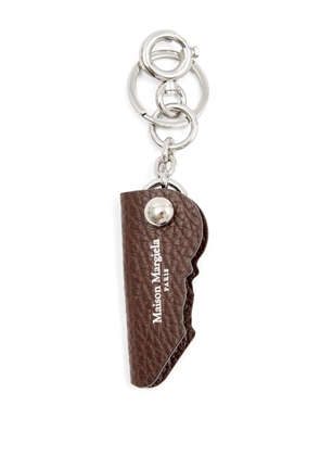 Maison Margiela logo-print leather key holder - Brown