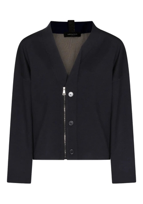 Fabiana Filippi zip-up buttoned cardigan - Black