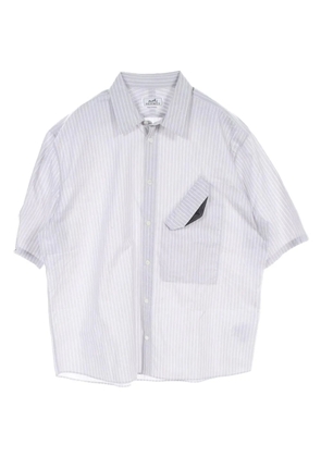 Hermès Pre-Owned 2010s striped shirt - Grey