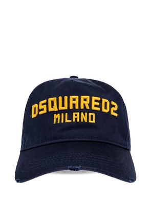 DSQUARED2 embroidered baseball cap - Blue